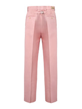Calça de algodão rosa claro da Gucci